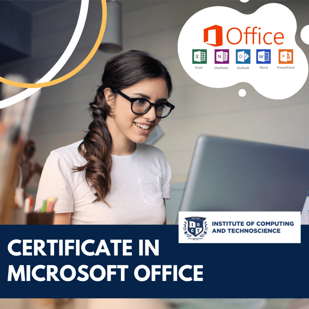 certificate in mircosoft office course in mira road